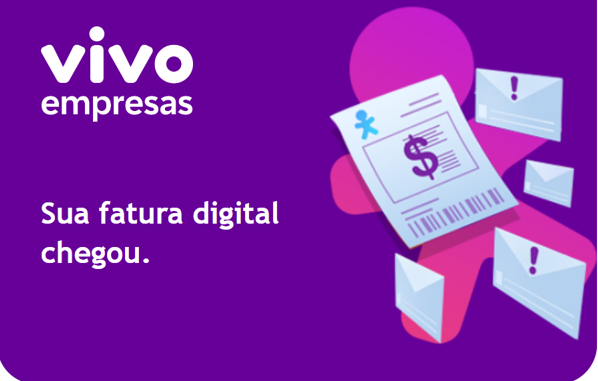 Sua fatura digital chegou 