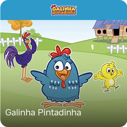 Imagem do desenho da Galinha Pintadinha.